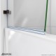 Aqua Uno Hinged Tub Door