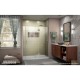 Unidoor-X 53 1/2 - 61 Hinged Shower Door