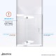 Unidoor-X 53 1/2 - 61 Hinged Shower Door