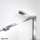 Unidoor-X 53 1/2 - 61 Hinged Shower Door
