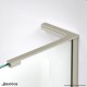 Unidoor-X 53 1/2 - 61 Hinged Shower Door