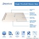 SlimLine Single Threshold Shower Base